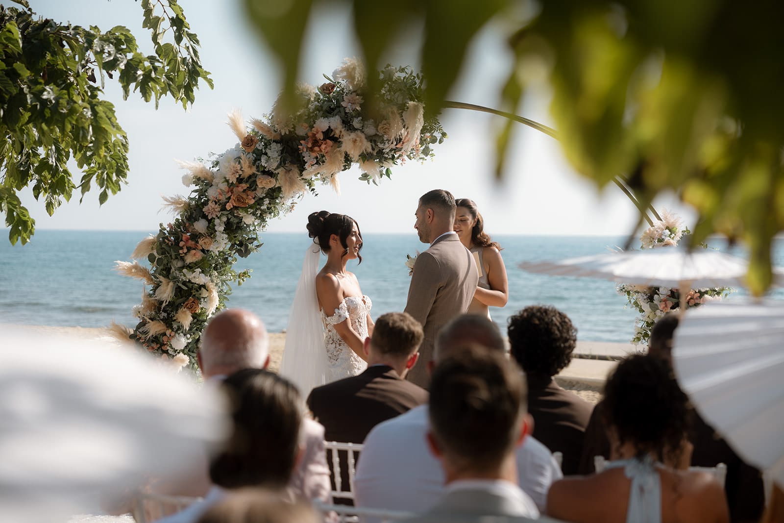 Wedding ceremony moment — documentary photography Cyprus