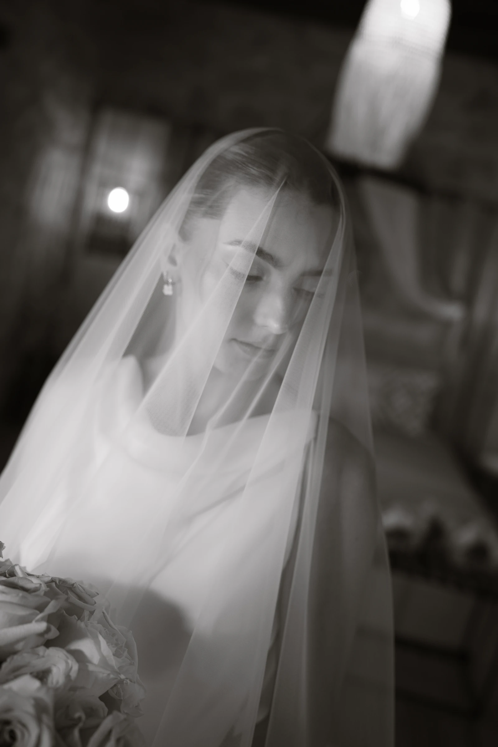 Bride spritzing perfume during prep at Liopetro, Kouklia, Paphos, Cyprus.