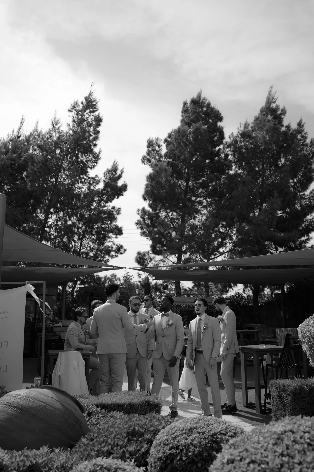 Lydia and Funbi portrait at Liopetro wedding venue, Paphos.