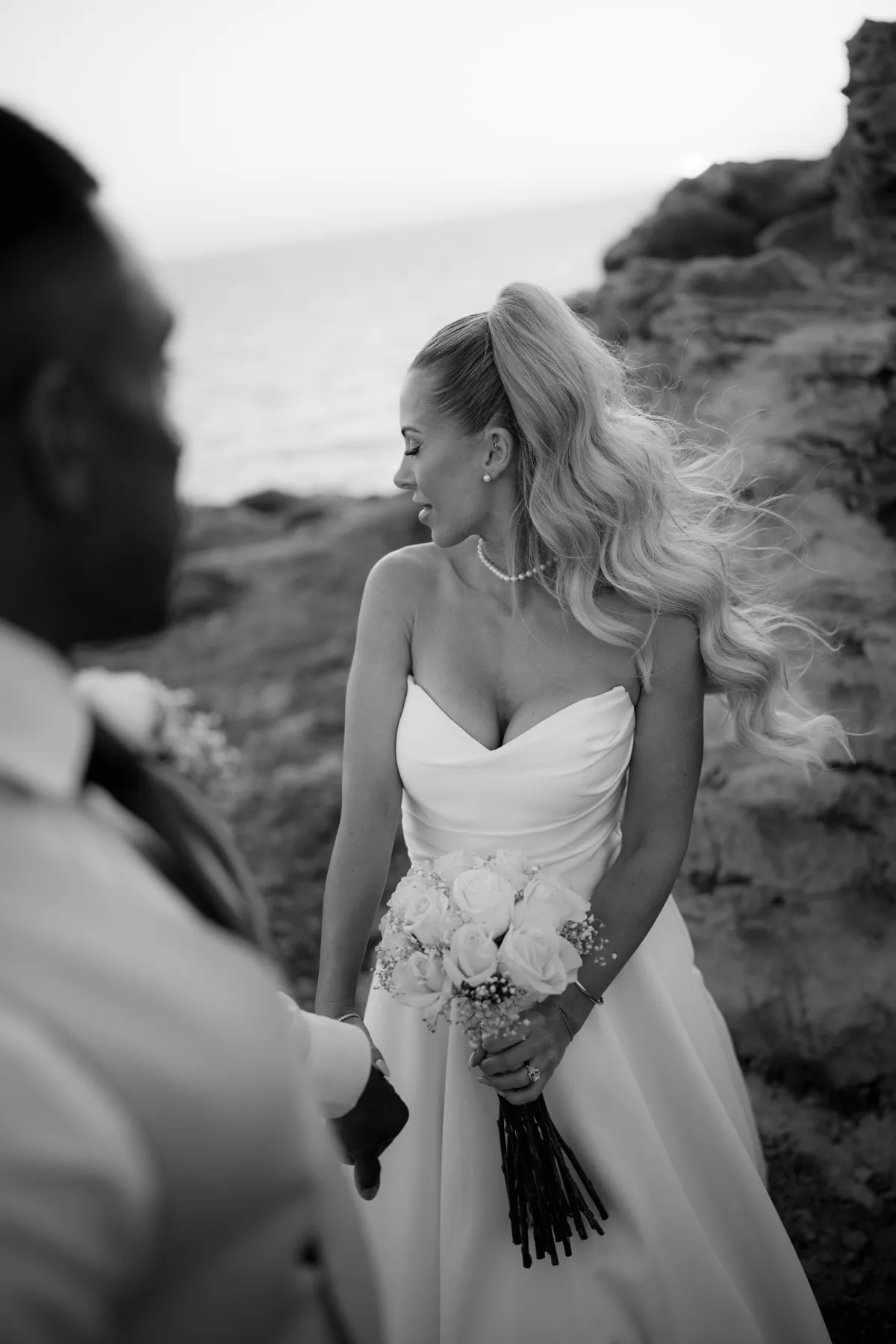 Bridal portrait at Alassos wedding venue, Paphos.